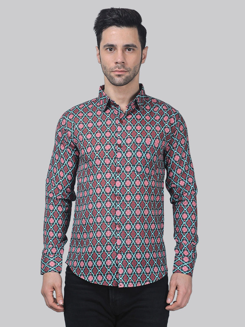 Avant-garde Men's Printed Shirt 4