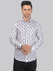 Calliope Men's Printed Full Sleeve Casual Linen Shirt - TryBuy® USA🇺🇸