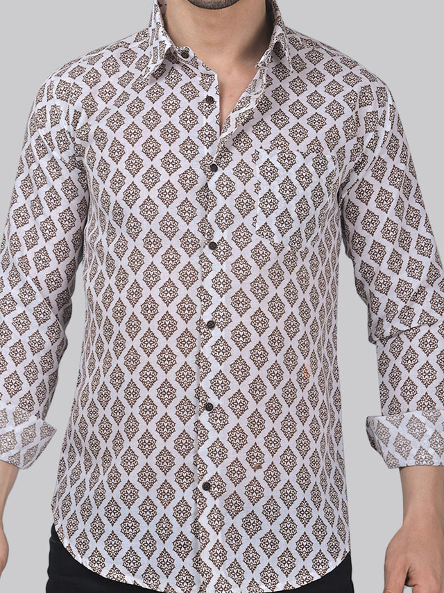 Celestia Men's Printed Shirt — TryBuy®