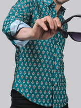 Coral Cavern Men's Printed Shirt 1
