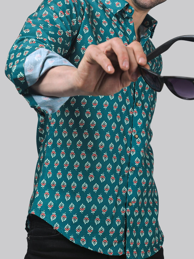 Coral Cavern Men's Printed Shirt — TryBuy®