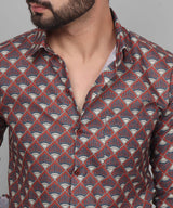 Flamboyant Men's Printed Shirt 1