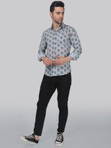Flamingo Frenzy Men's Printed Shirt 6