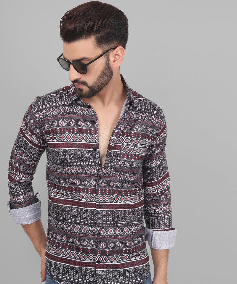 Fusion Men's Printed Shirt 2