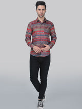 Futuristic Men's Printed Shirt 3