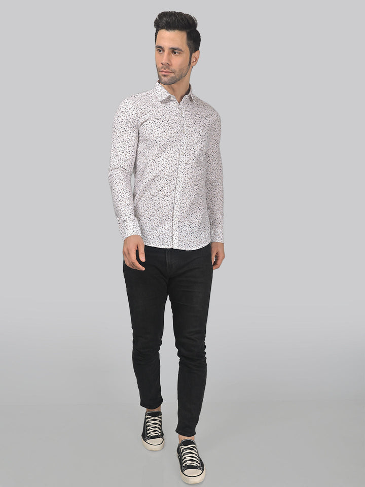 Horizon Haze Men's Printed Full Sleeve Casual Linen Shirt - TryBuy® USA🇺🇸