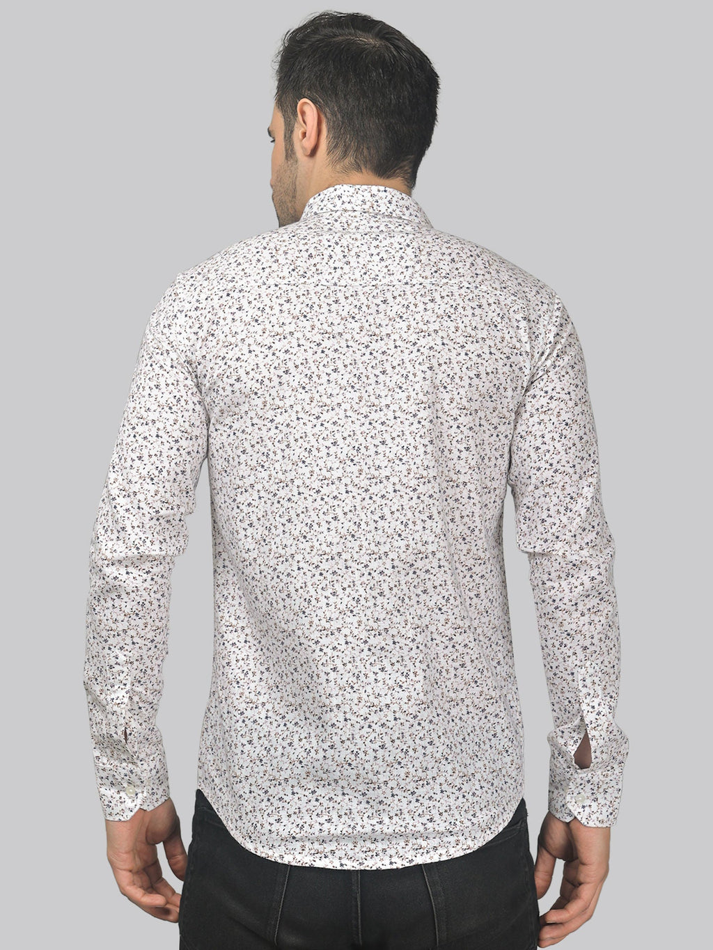 Horizon Haze Men's Printed Full Sleeve Casual Linen Shirt - TryBuy® USA🇺🇸