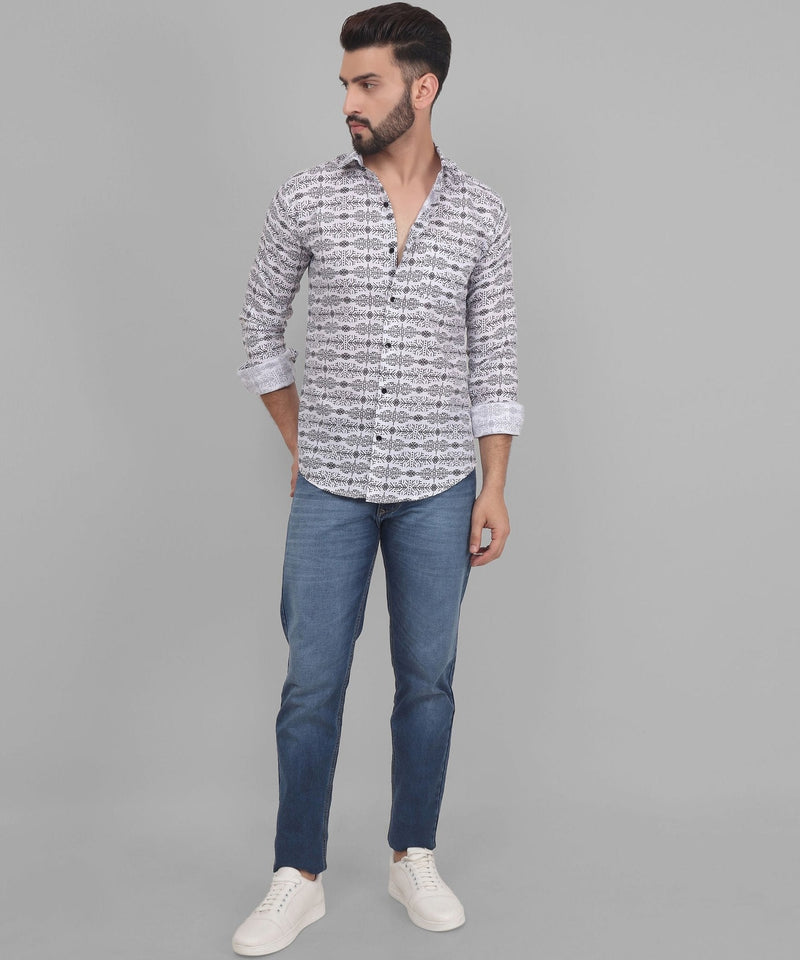 Luxe Printed Men's Shirt 7