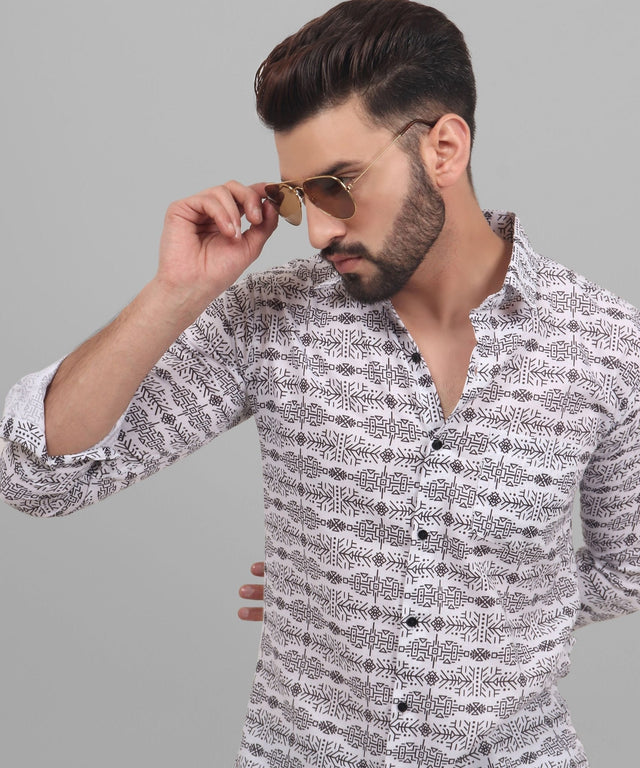 Luxe Printed Men's Shirt — TryBuy®