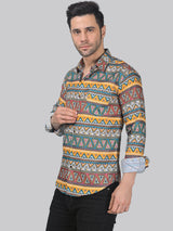Mid-century Men's Printed Shirt 3