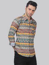 Mid-century Men's Printed Shirt 4