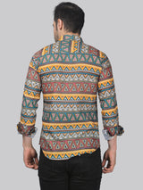 Mid-century Men's Printed Shirt 6