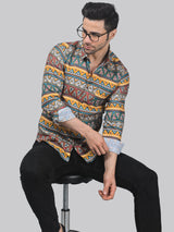 Mid-century Men's Printed Shirt 5