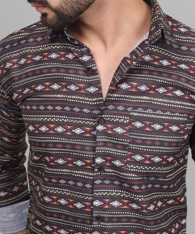 Nomadic Men's Printed Shirt — TryBuy®