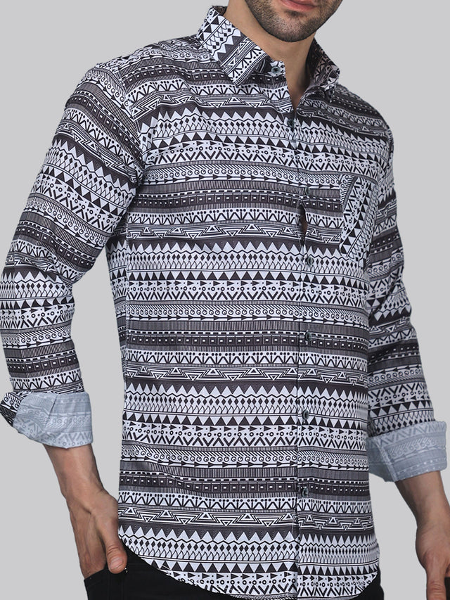 Pop-art Men's Printed Shirt — TryBuy®