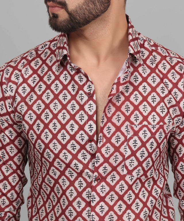Renaissance Men's Printed Shirt — TryBuy®
