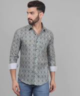 Retro Printed Men's Shirt 5