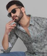 Retro Printed Men's Shirt 1