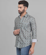 Retro Printed Men's Shirt 6