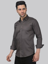 Sporty-luxe Grey Men's Shirt 2