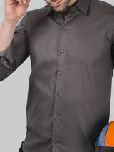 Sporty-luxe Grey Men's Shirt 4