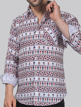 Starry Night Men's Printed Shirt 1