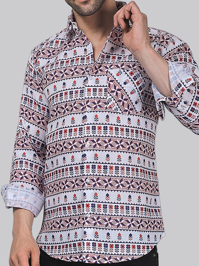Starry Night Men's Printed Shirt — TryBuy®