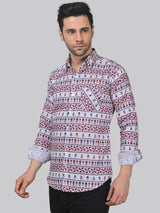 Starry Night Men's Printed Shirt 2