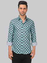 Street-glam Men's Printed Shirt 5