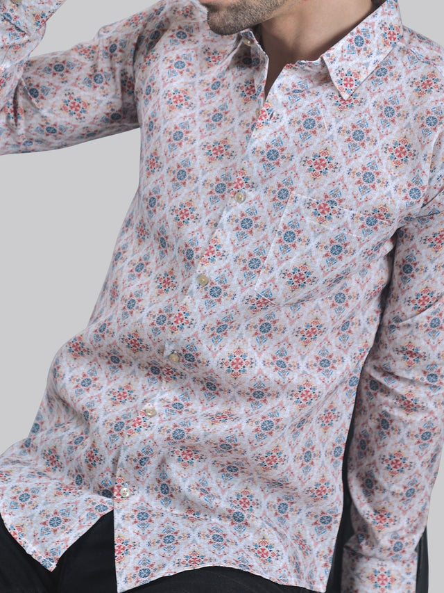 ग्लैमो पुरुषों की प्रिंटेड शर्ट  — TryBuy®