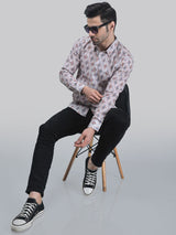 Glamo Men's Printed Shirt 3
