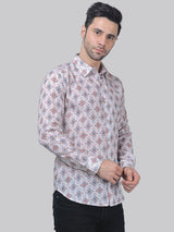 Glamo Men's Printed Shirt 4