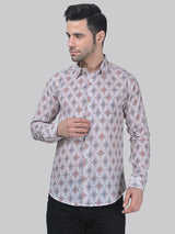 Glamo Men's Printed Shirt 5