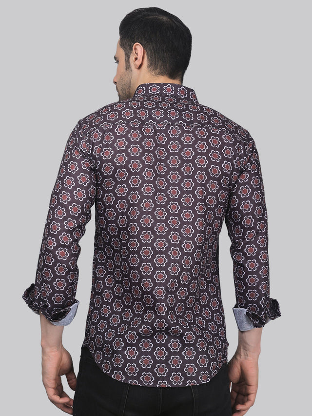 
TryBuy Men's Fashionable ‍Full Sleeve Casual Linen Printed shirt - TryBuy® USA🇺🇸
