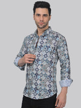 Floral Men's Printed Shirt 4