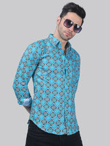 Rough Printed Men's Shirt 3