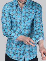 Rough Printed Men's Shirt 1