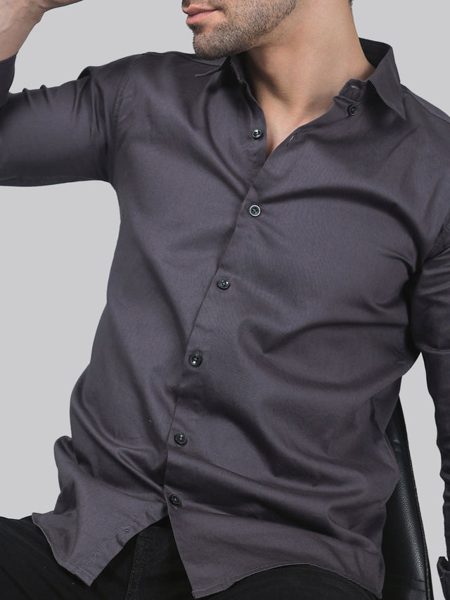 Whimsical Graphite Men's Shirt — TryBuy®